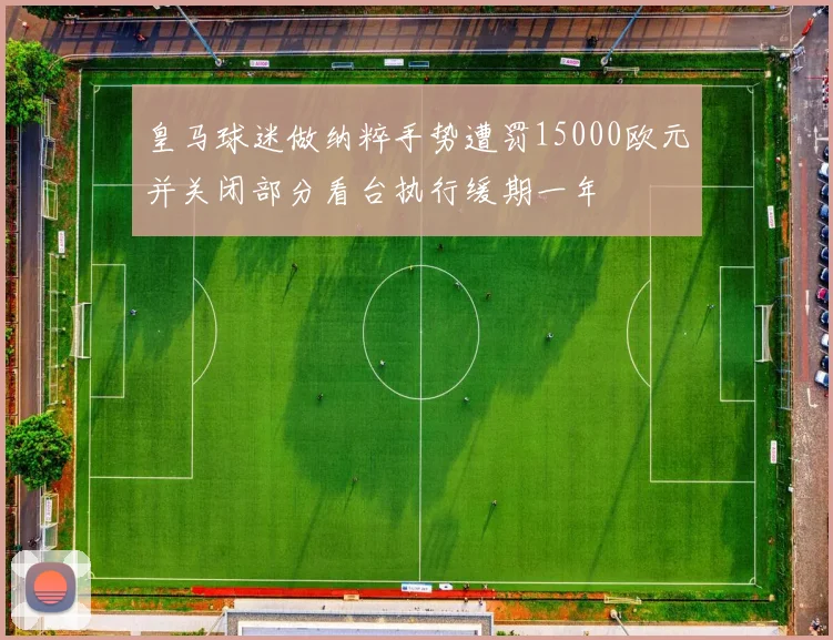 皇马球迷做纳粹手势遭罚15000欧元并关闭部分看台执行缓期一年